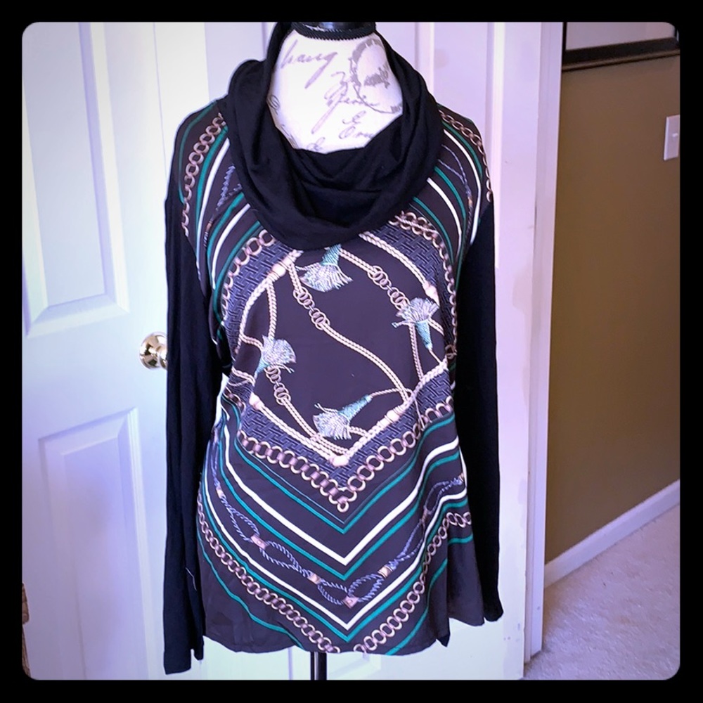 Zenergy by Chicos Terri Status Print Tee